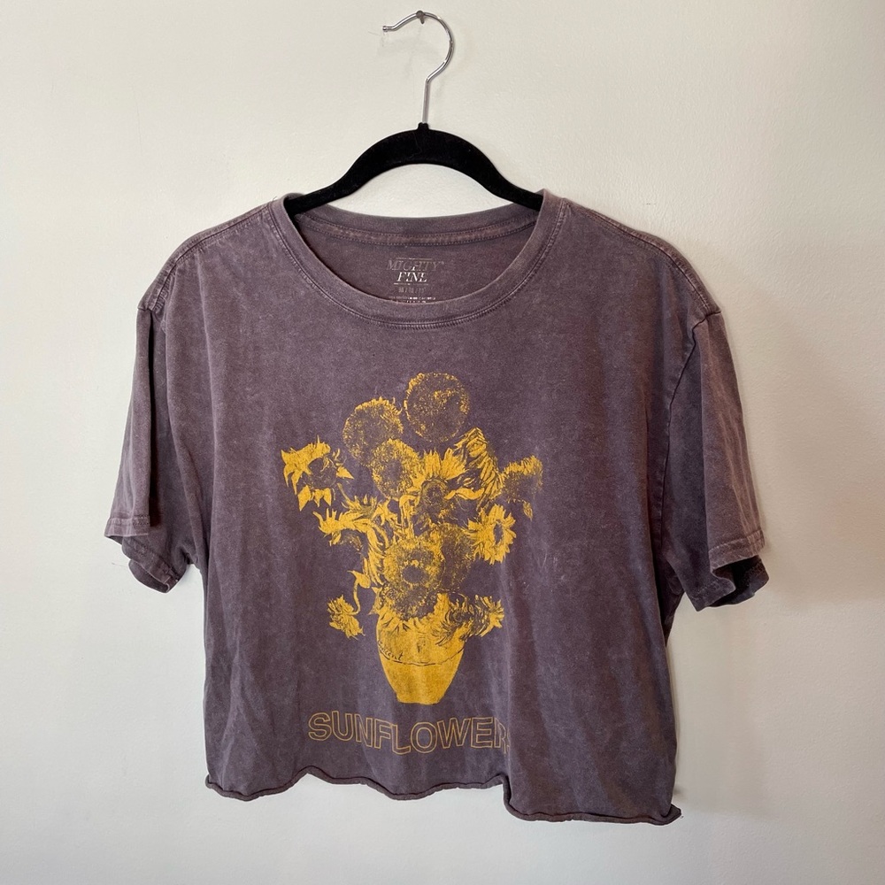 Mighty Fine sunflower crop top